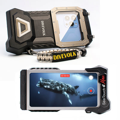 DIVEVOLK SeaTouch 4 MAX  Underwater touchscreen housing for iPhone 12/12 Pro/12 Pro max/13/13 Pro/13 Pro Max/14/14 PLUS/14 PRO/14 PRO MAX/15/15 PRO/15 PLUS/15 PRO