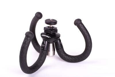 Underwater Flexible Tripod with balance weight block for smartphone housing, also can be used on land.