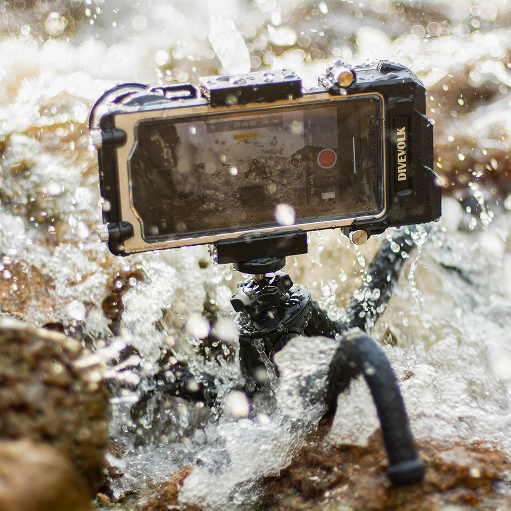 Underwater Flexible Tripod for smartphone underwater housing, Addroid and iPhone diving phone case, compact camera, action camera - Image 8