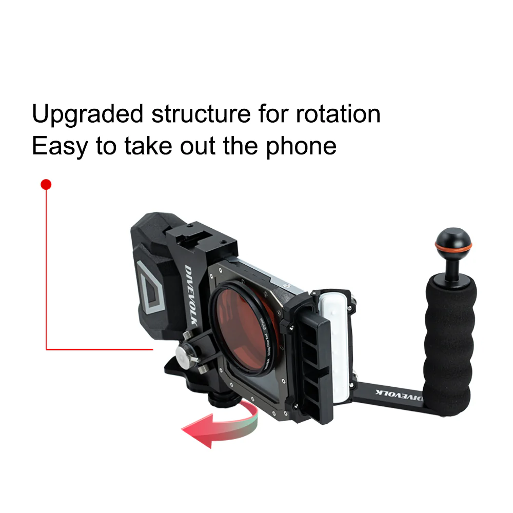 Single Handle Tray for SeaTouch 4 sereis underwater housing, compact camera housing, action camera, Gopro, DJI Action series, Insta360 - Image 5