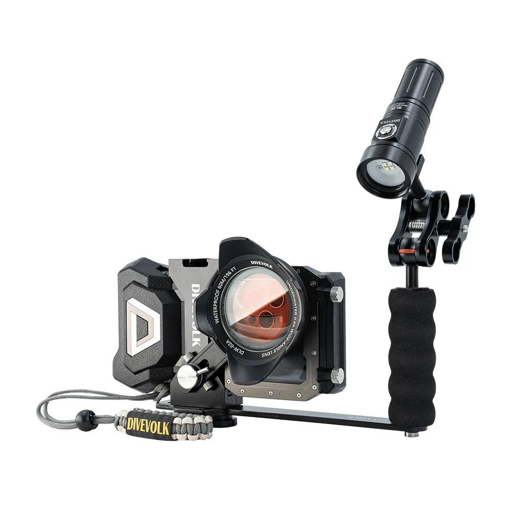 Single Handle Tray for SeaTouch 4 sereis underwater housing, compact camera housing, action camera, Gopro, DJI Action series, Insta360 - Image 6
