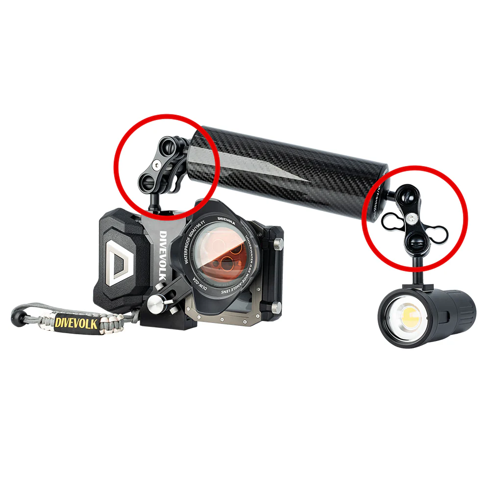 Ball Joint Clamp | Universal Underwater Photography Equipment Accessories - Image 6