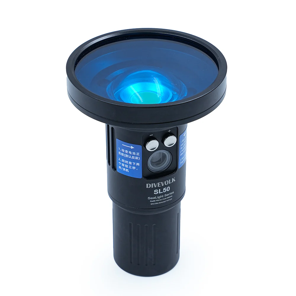 Ambient blue light filter for SL50/SL120  professional underwater video light - Image 4