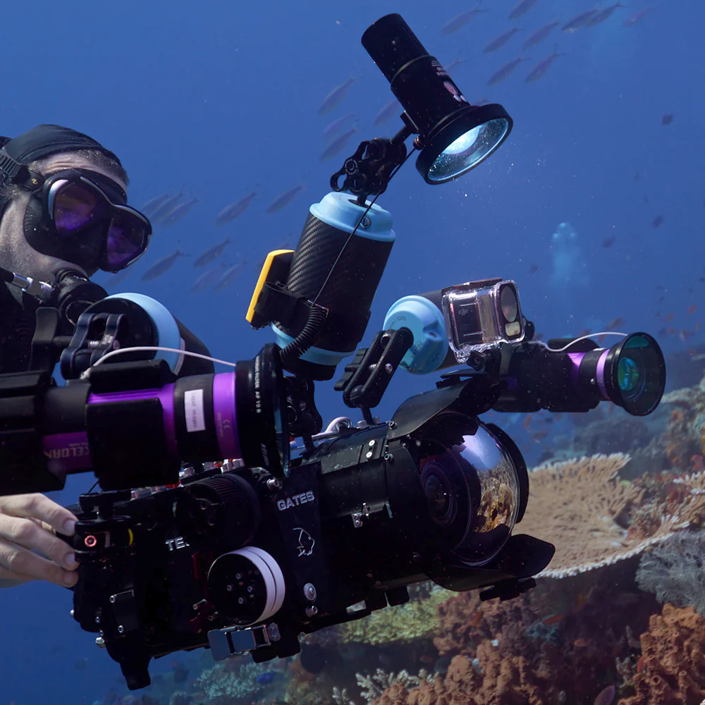 Ambient blue light filter for SL50/SL120  professional underwater video light - Image 9