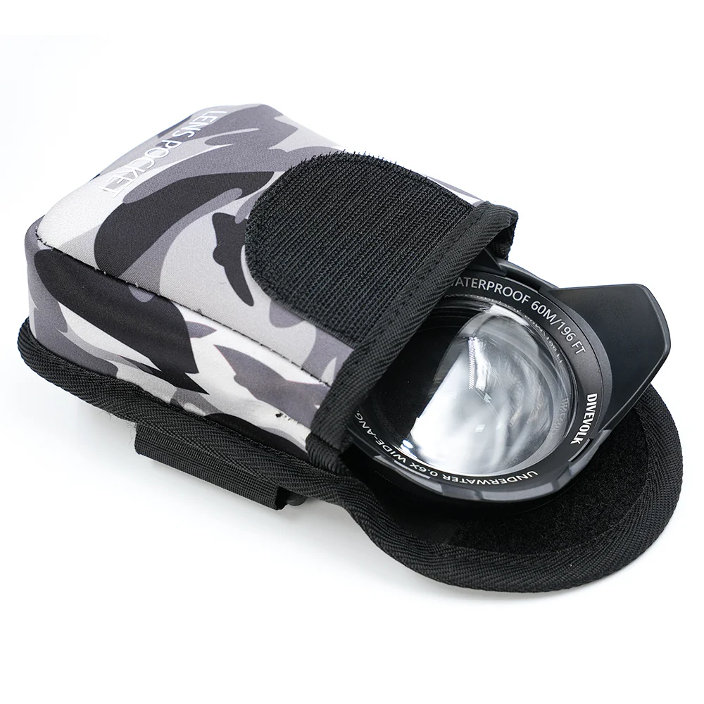 DIVEVOLK Multifunctional Lens Pocket for lens storage underwater, easy to change lenses, photography accessory - Image 3