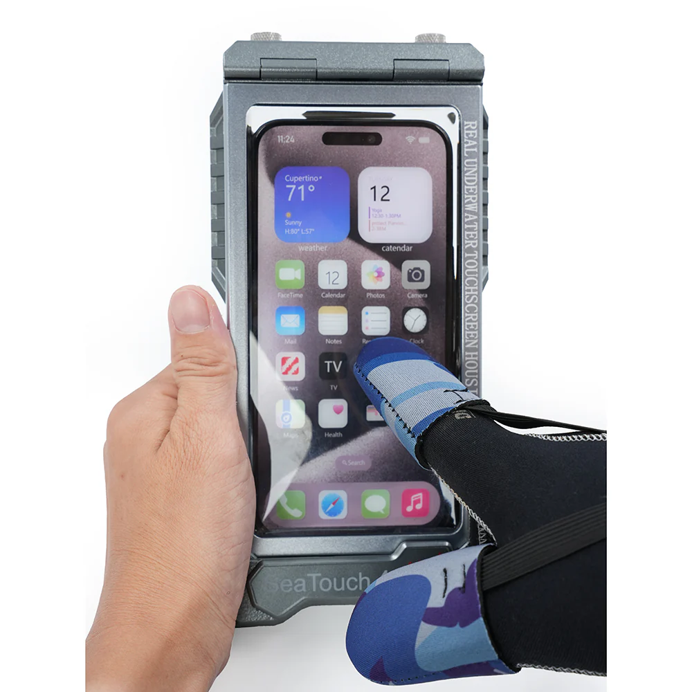 DIVEVOLK Finger Cot for dry suit gloves underwater touchscreen to Seatouch 4 Max underwater housing - Image 5