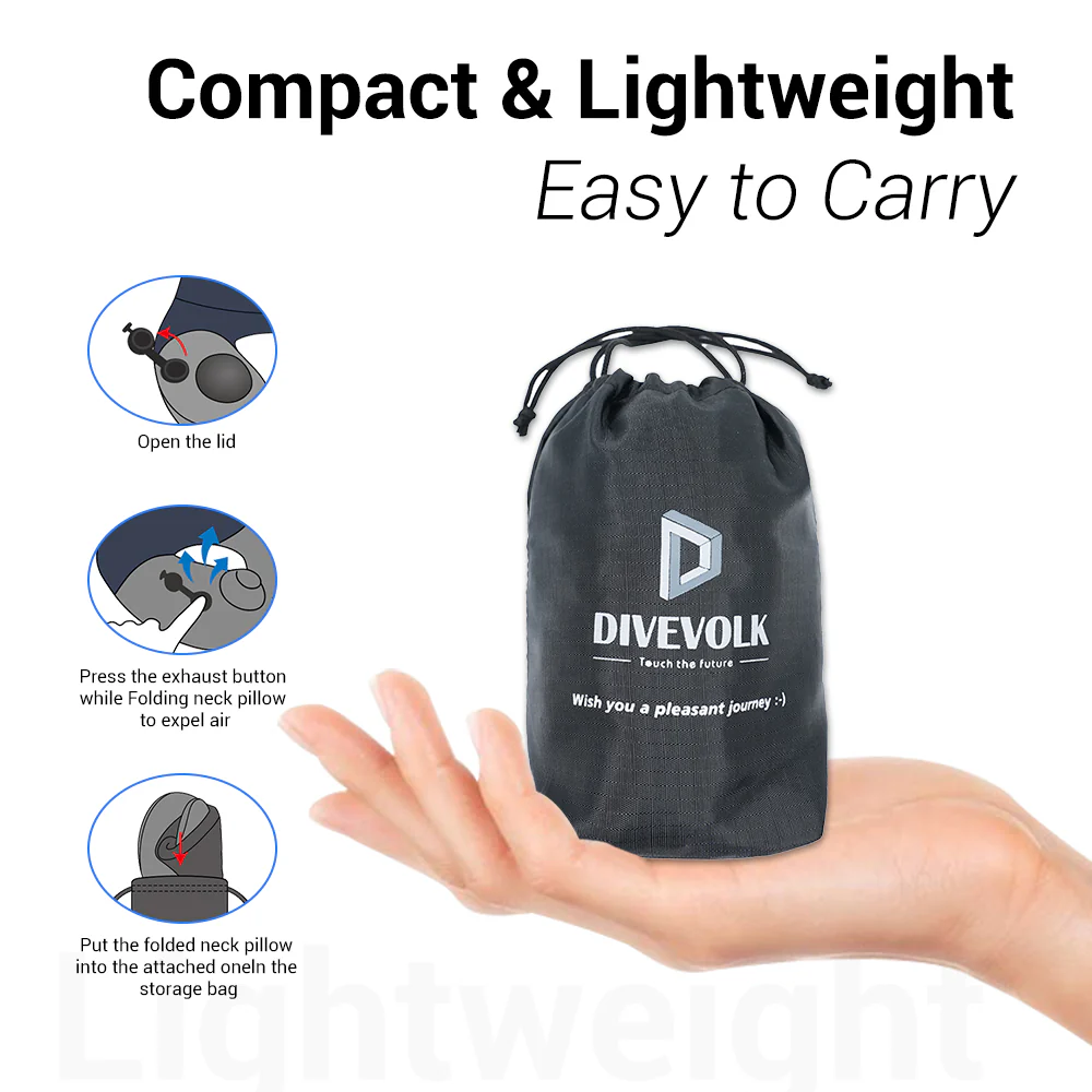 DIVEVOLK Inflatable Neck Pillow - Image 7
