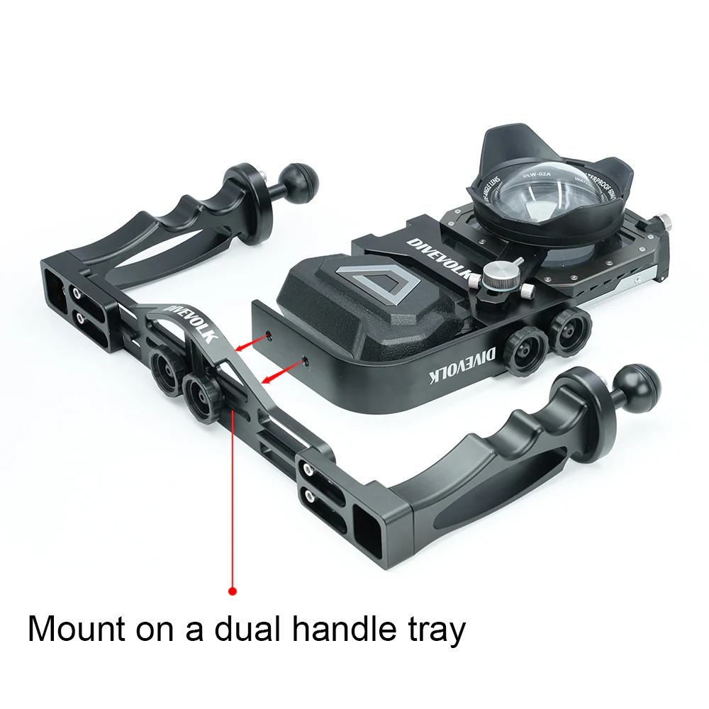 Vertical Horizontal Switching L Bracket for Seatouch 4 Max underwater housing, compact camera, action camera to create social media content - Image 3