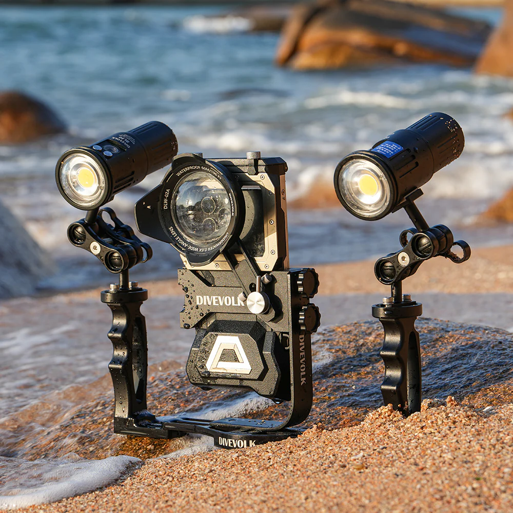 Vertical Horizontal Switching L Bracket for Seatouch 4 Max underwater housing, compact camera, action camera to create social media content - Image 6