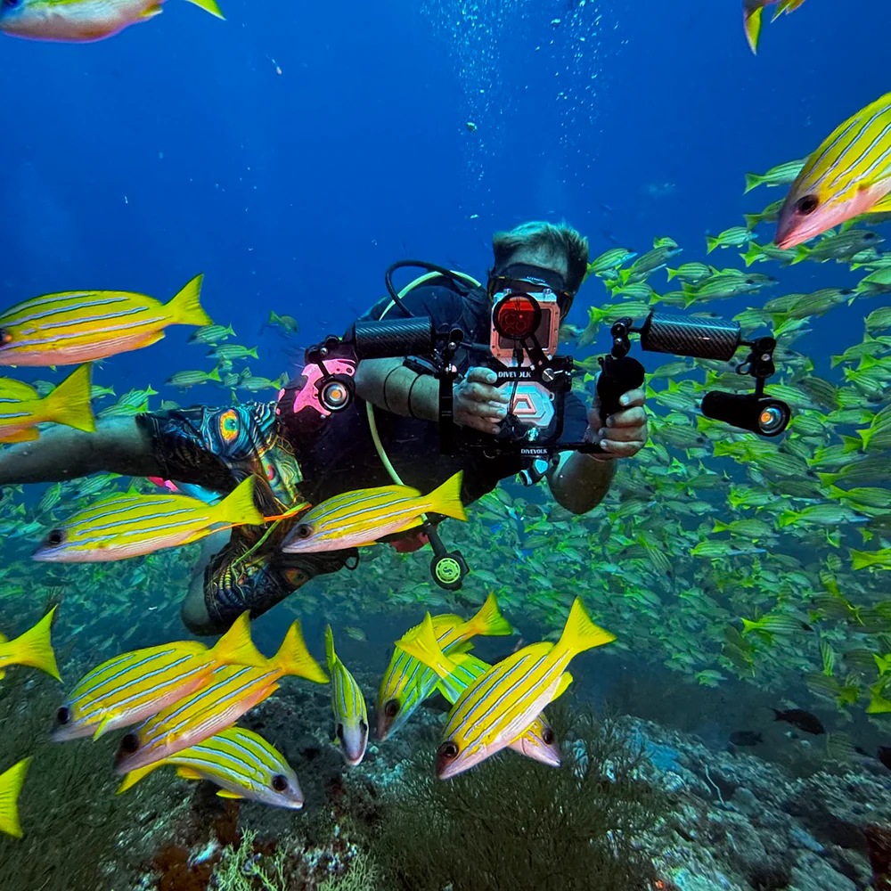 Vertical Horizontal Switching L Bracket for Seatouch 4 Max underwater housing, compact camera, action camera to create social media content - Image 8