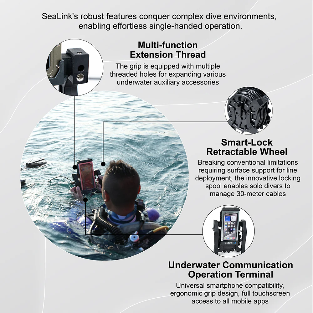 DIVEVOLK SeaLink Underwater Smartphone Data Transmitter - Image 6