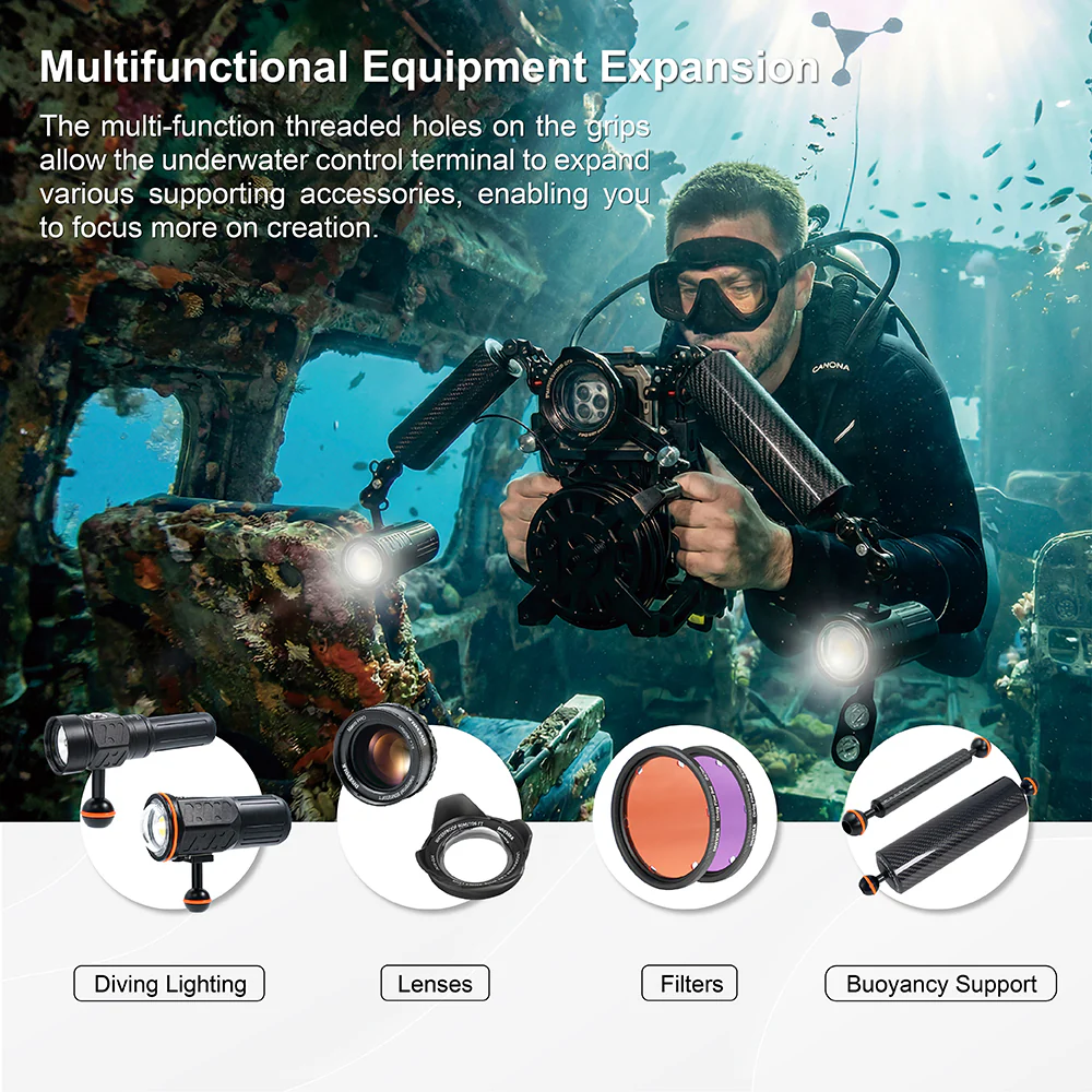 DIVEVOLK SeaLink Underwater Smartphone Data Transmitter - Image 7