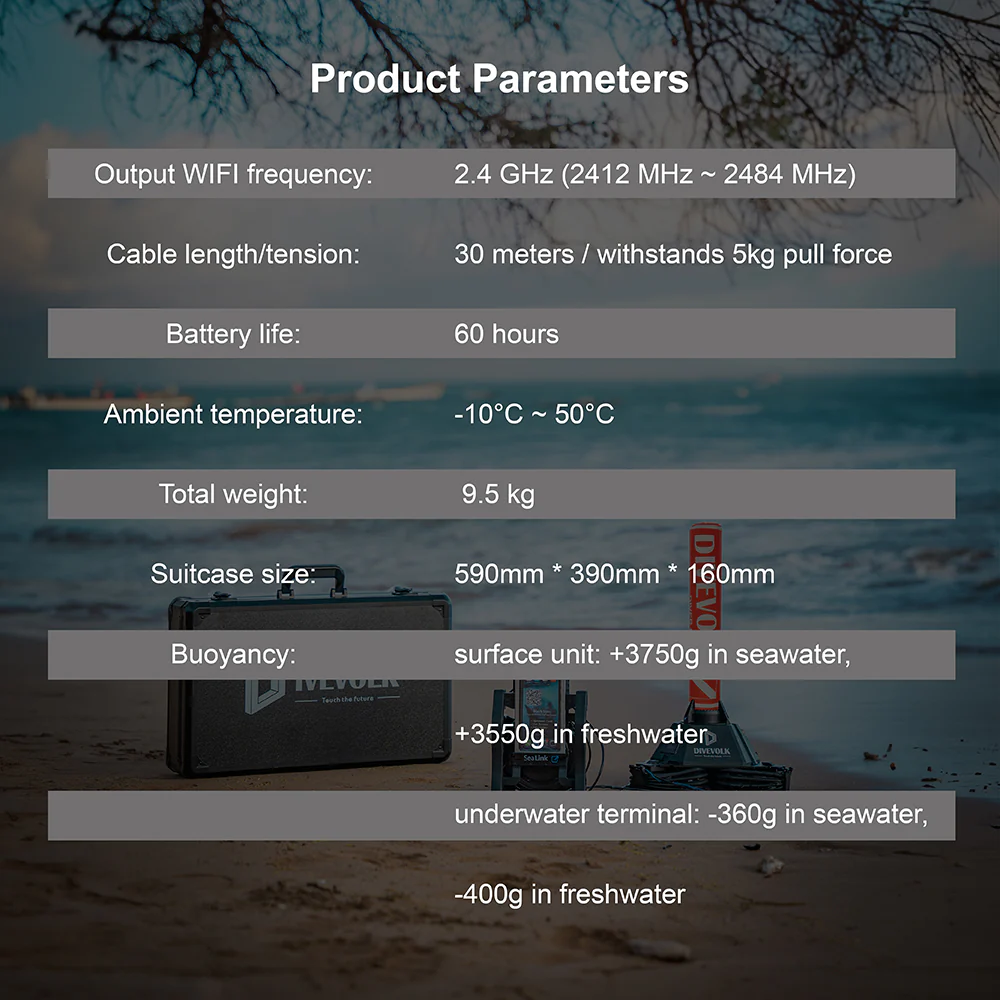 DIVEVOLK SeaLink Underwater Smartphone Data Transmitter - Image 9