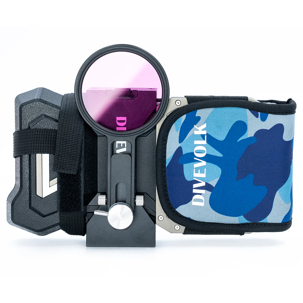 DIVEVOLK Multifunctional Camouflage Protective Cover for SeaTouch underwater housing, protect the membrane and glass - Image 4