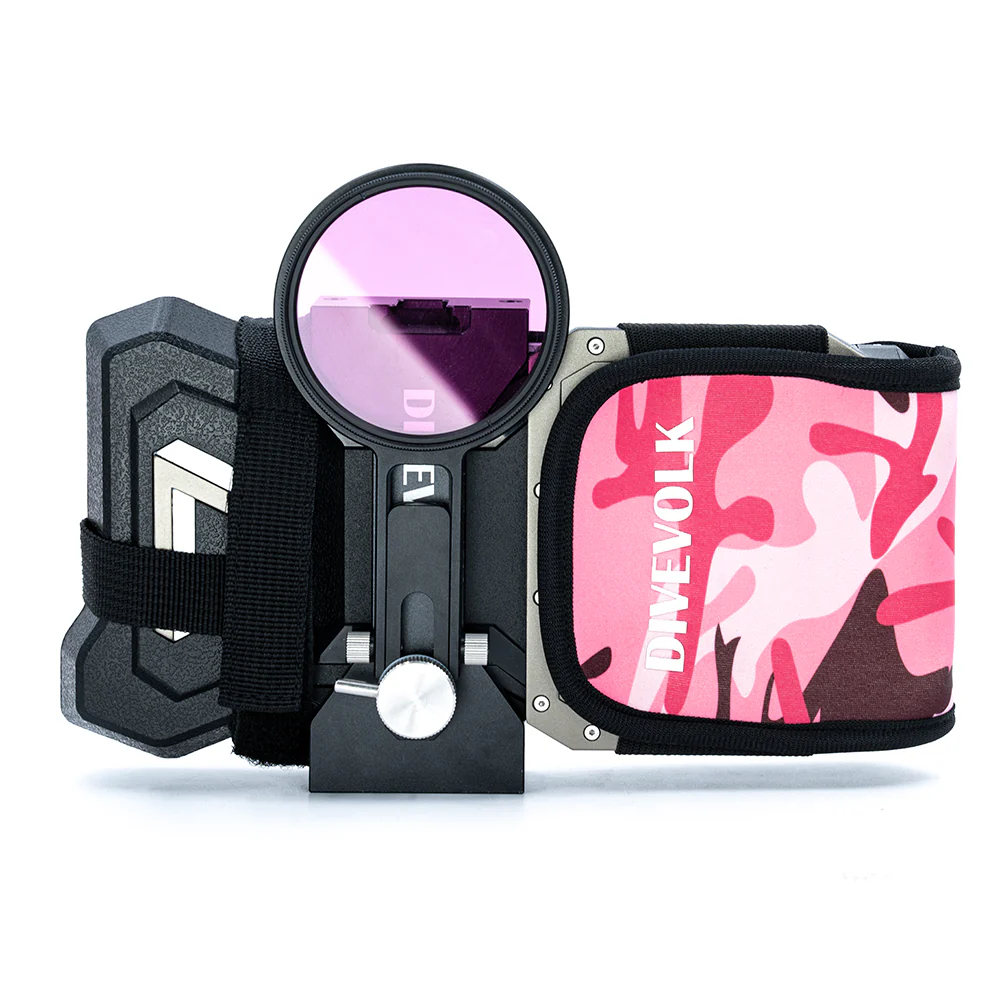 DIVEVOLK Multifunctional Camouflage Protective Cover for SeaTouch underwater housing, protect the membrane and glass - Image 5