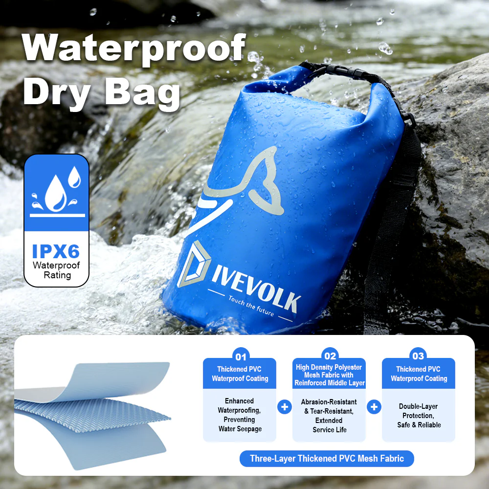 DIVEVOLK Outdoor Waterproof Sling Bag - Image 8