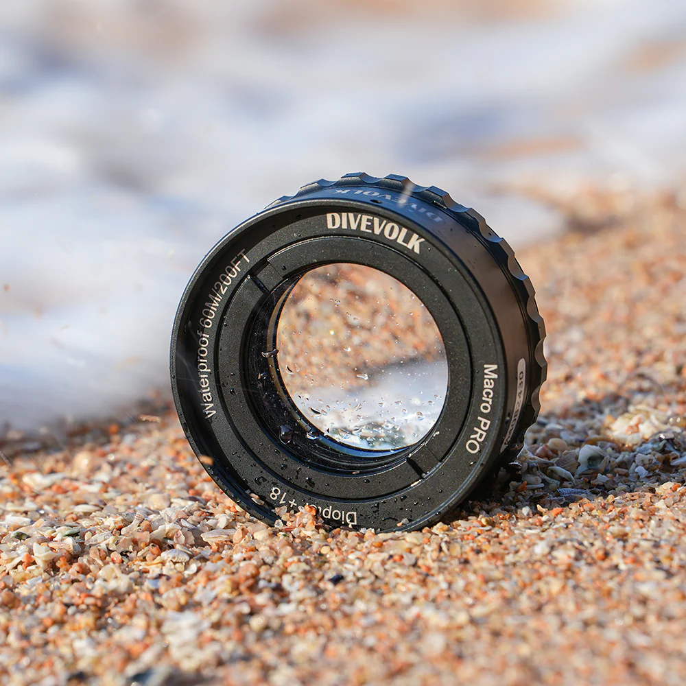 Macro Lens PRO +18 , Underwater Close-up Lens, Optical Wet Lens for DIVEVOLK housing and Compact Camera - Image 6