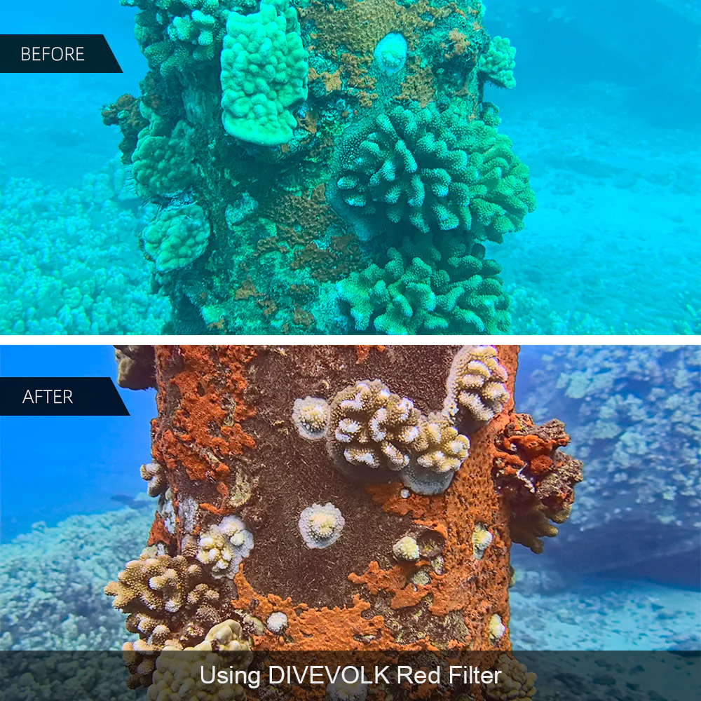 Red Filter & Magenta Filter 67 mm thread, suggested use depth 5-25m, underwater photography accessories for color correction - Image 10
