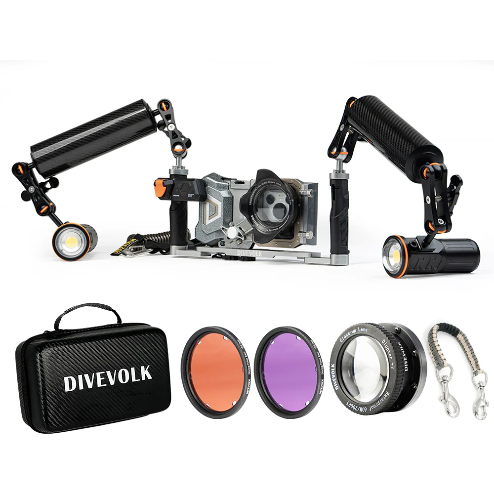 DIVEVOLK SeaTouch 4 Max Platinum Underwater Housing Almighty Kit for iPhone and most Android smartphone, dive housing, waterproof phone case - Image 3