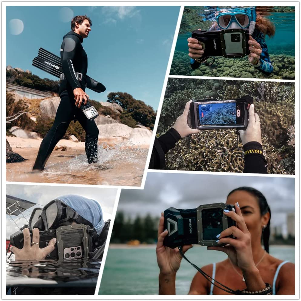 DIVEVOLK SeaTouch 4 MAX PLUS Underwater Housing compatible to iPhone and Android, Dive Housing, Waterproof Phone Case - Image 6