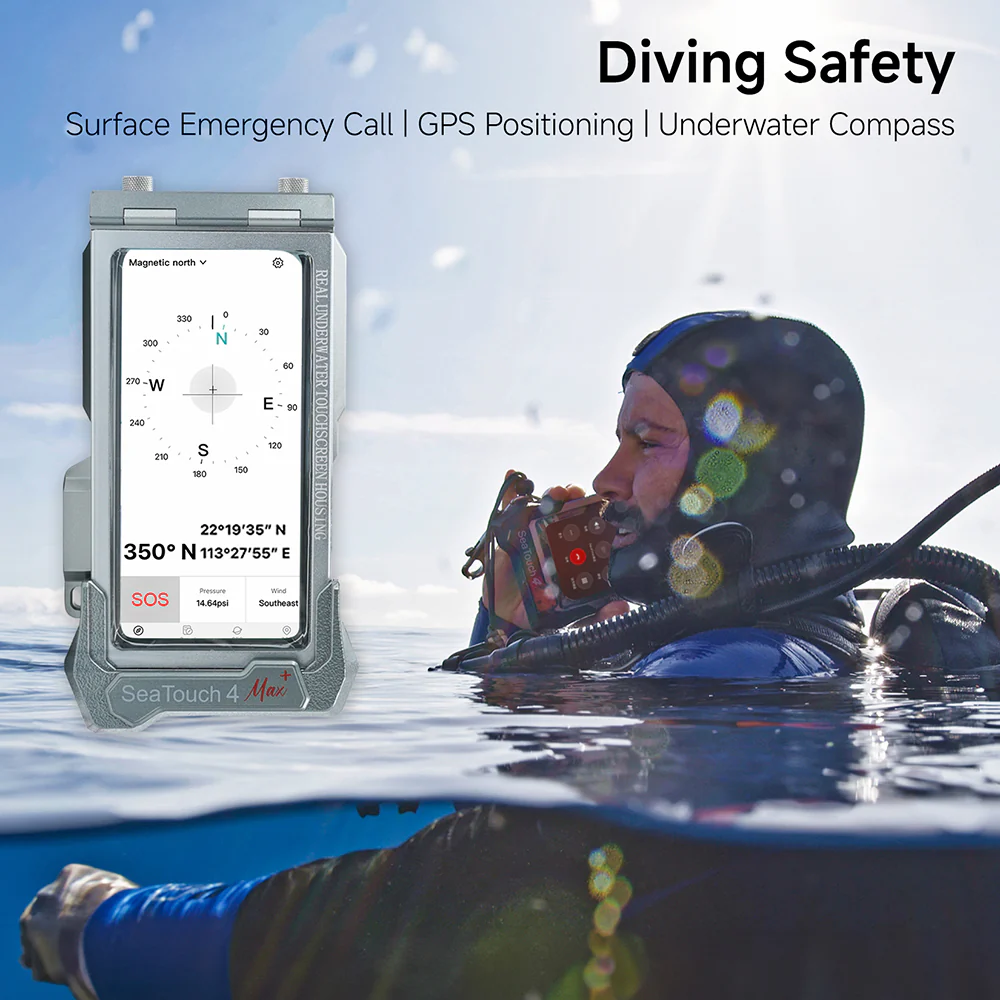 DIVEVOLK SeaTouch 4 Max Platinum Underwater Touchscreen Housing for Smartphone - Image 6