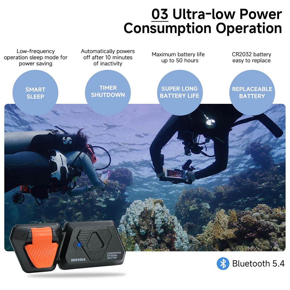 DIVEVOLK Underwater External Shutter for Seatouch 4 Max Series Housing - Image 5