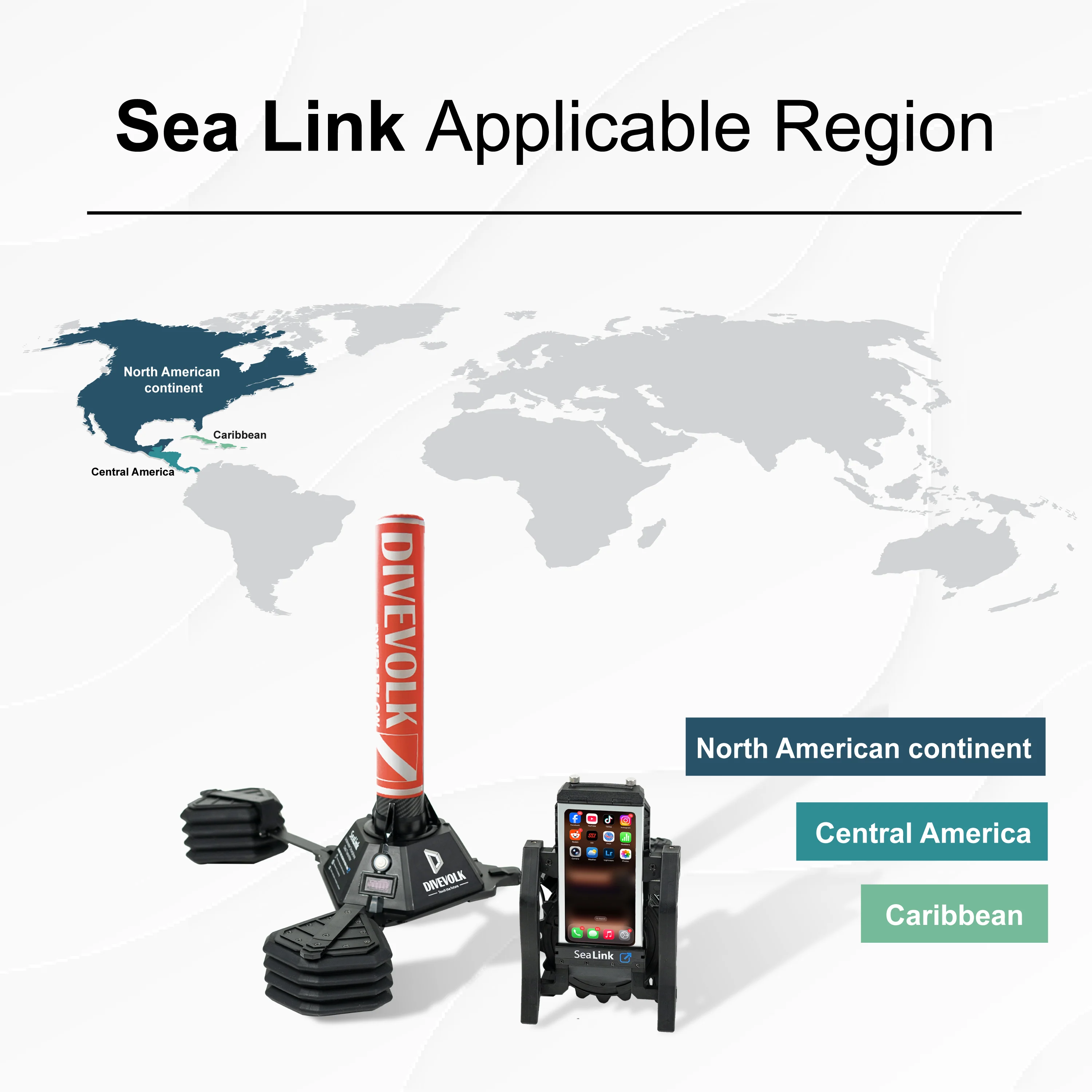 DIVEVOLK SeaLink Underwater Smartphone Data Transmitter - Image 14