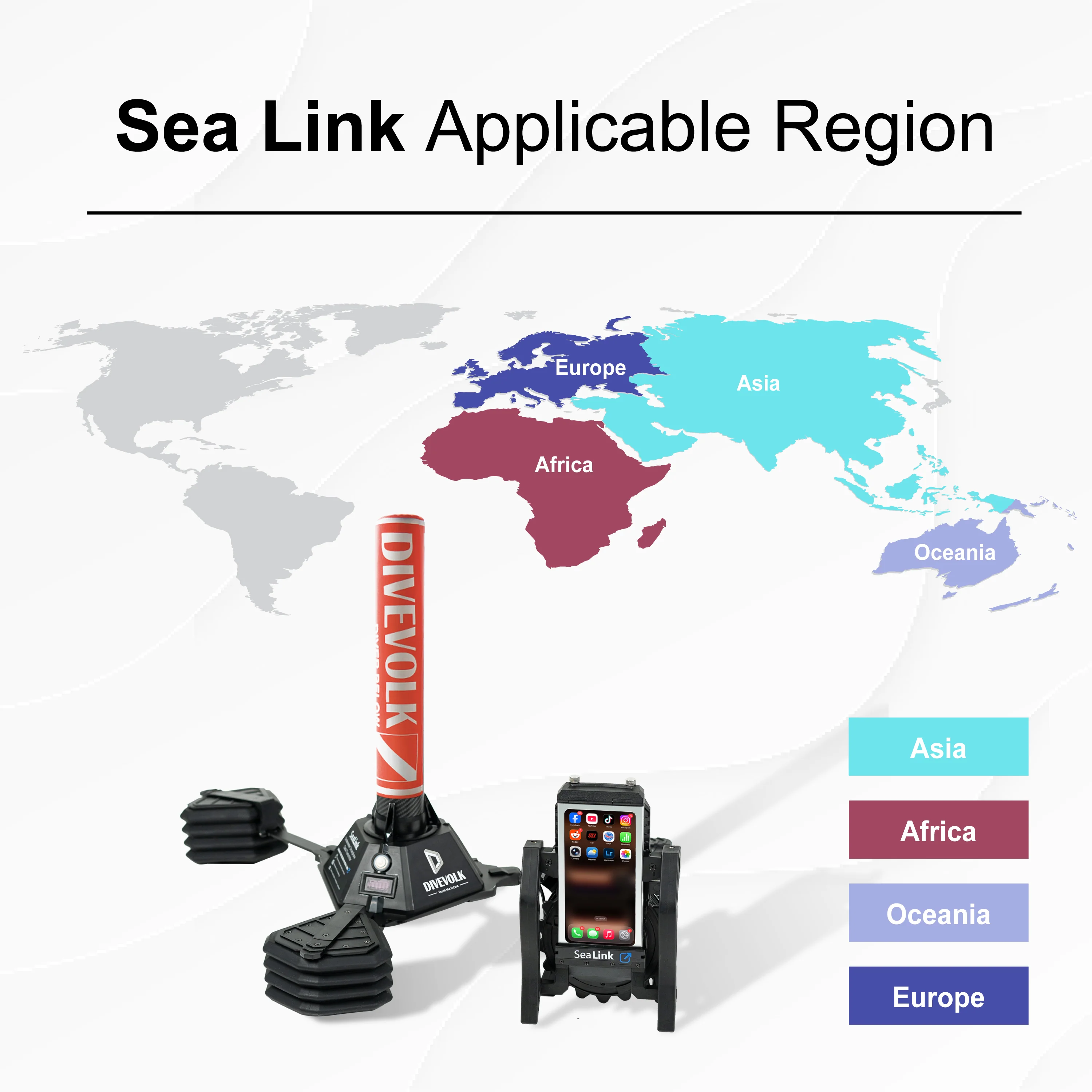 DIVEVOLK SeaLink Underwater Smartphone Data Transmitter - Image 11