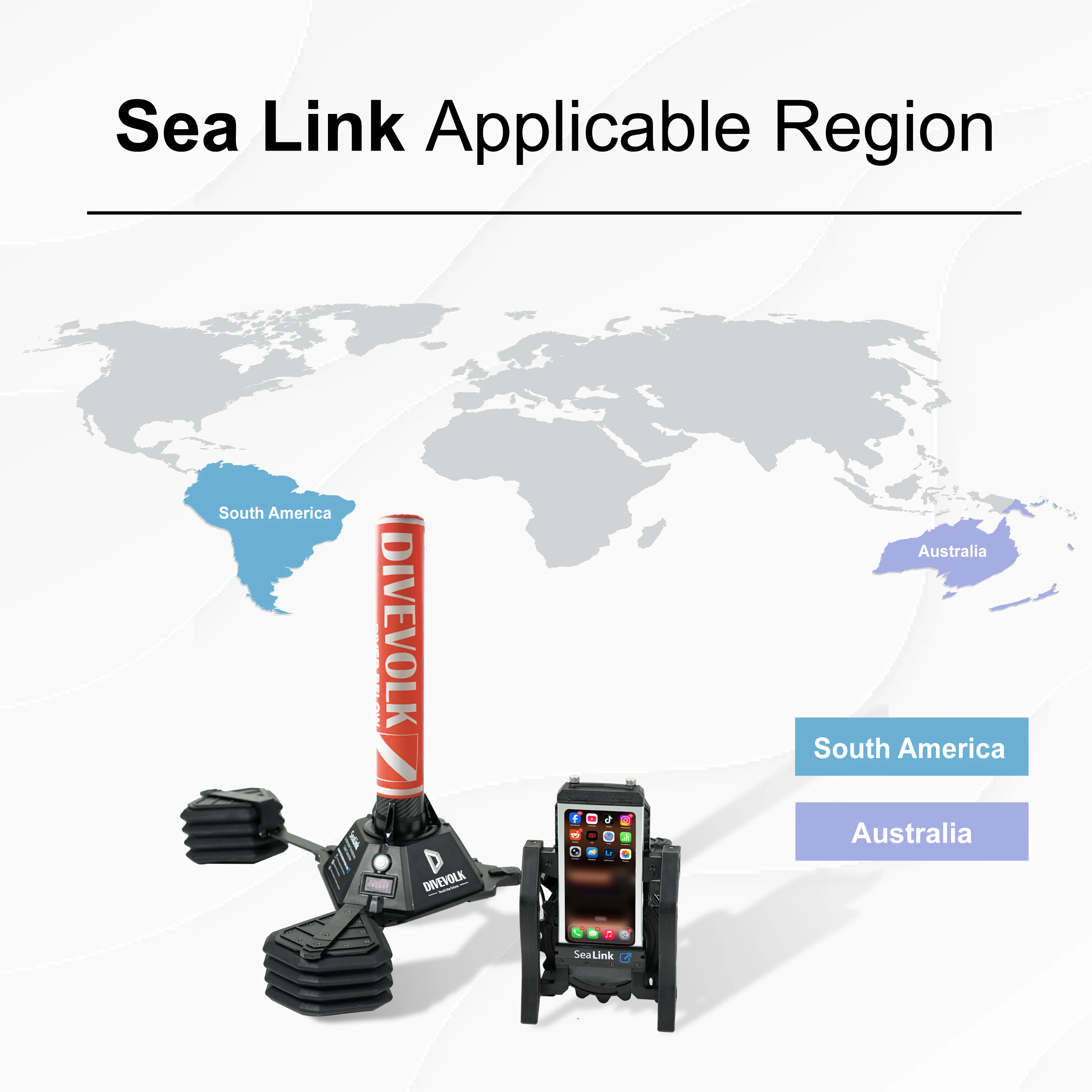 DIVEVOLK SeaLink Underwater Smartphone Data Transmitter - Image 13