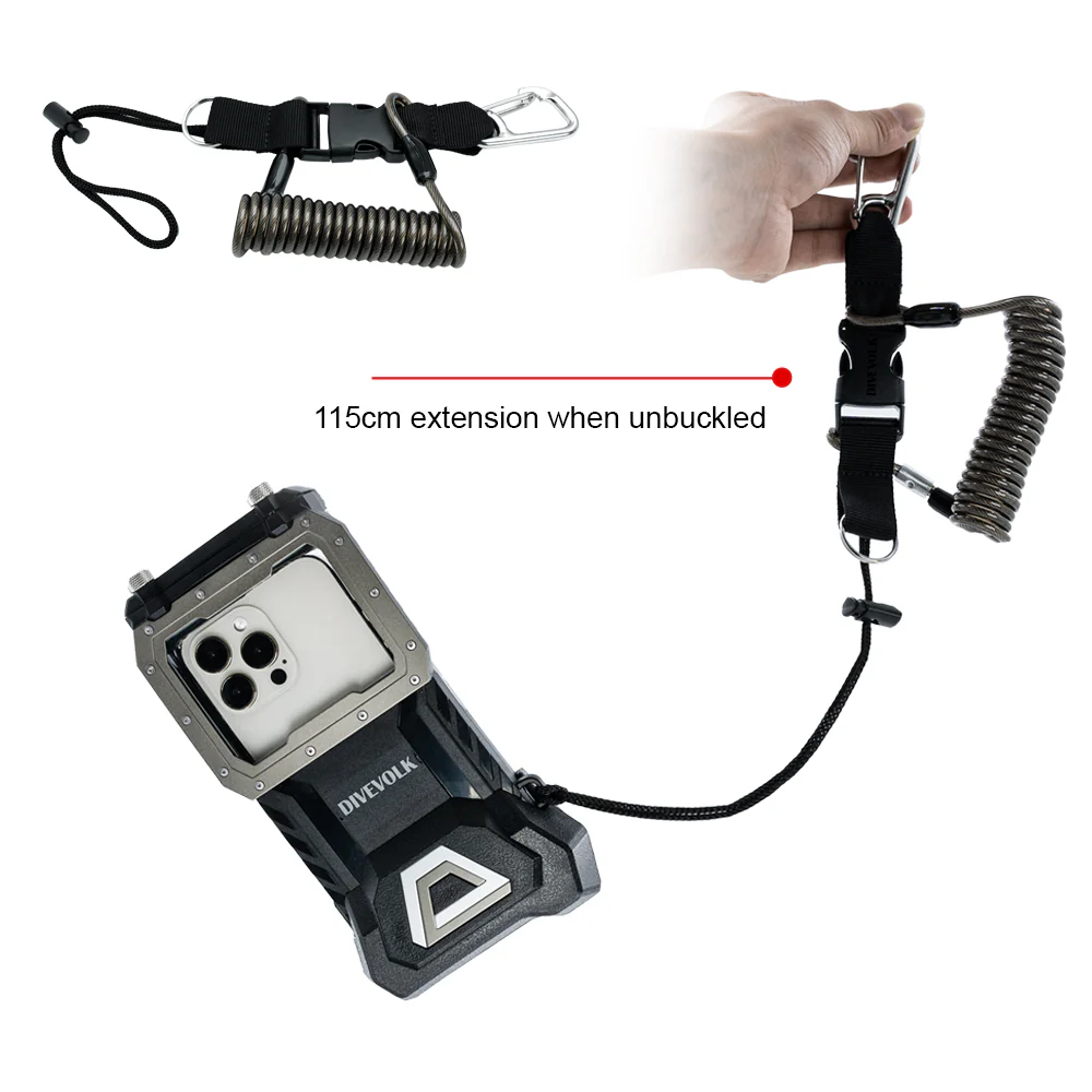 Diving Equipment Coil Lanyard for Seatouch 4 Max underwater housing, safeguard your underwater photography equipment - Image 6