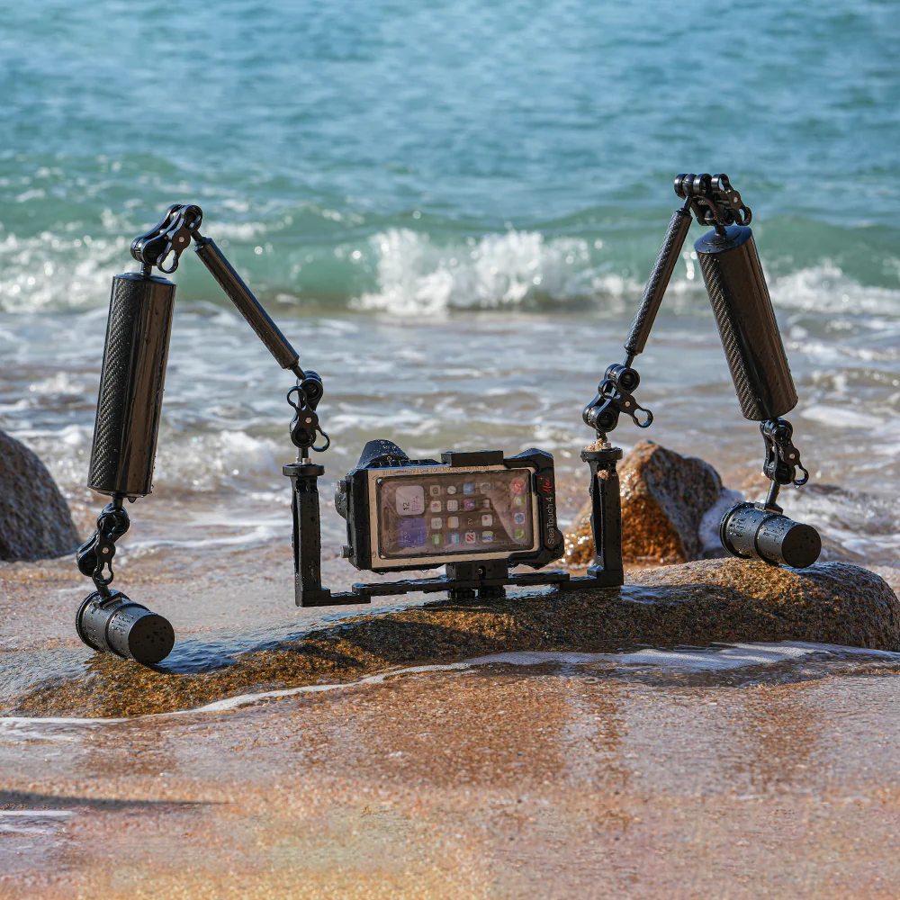 Double Ball Extension Arm 8-inch and 5-inch | Universal underwater photography accessories - Image 7