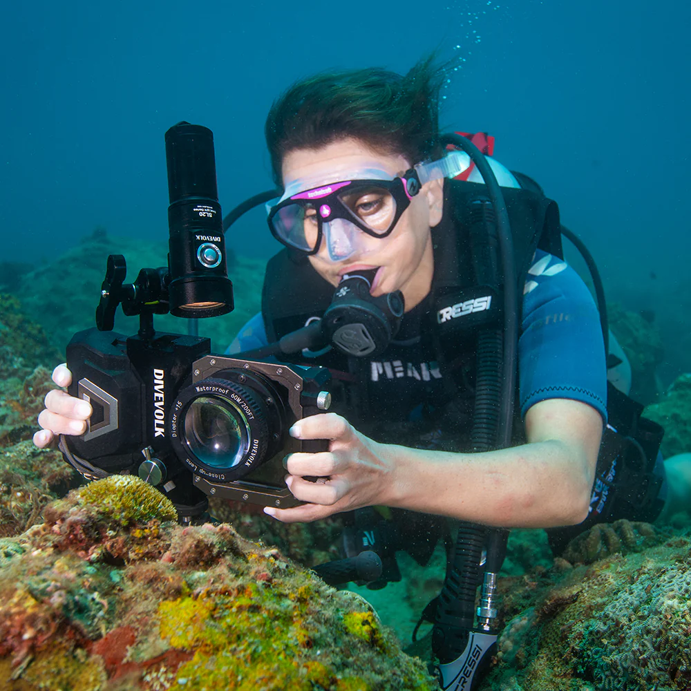 Divevolk Seatouch 4 Max Plus Expansion Clamp with 67mm adapters arm for underwater photography - Image 11