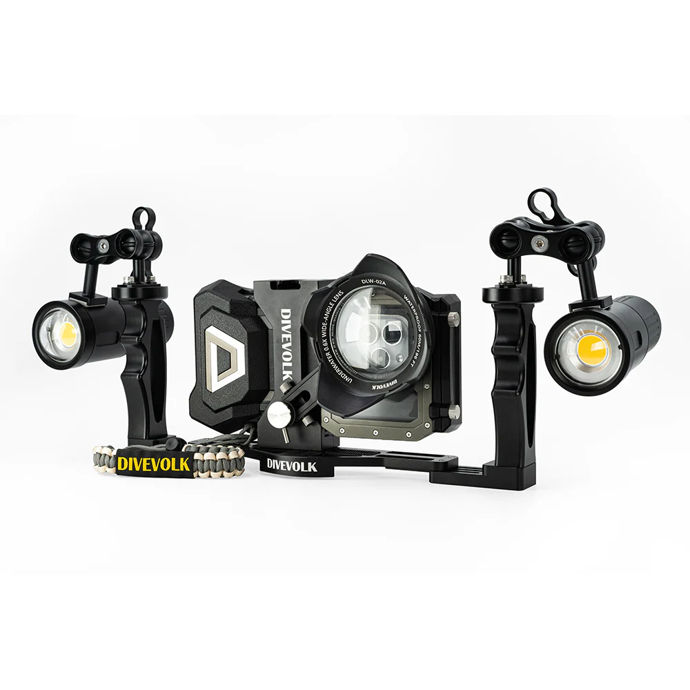 Divevolk Seatouch 4 Max Plus Expansion Clamp with 67mm adapters arm for underwater photography - Image 6