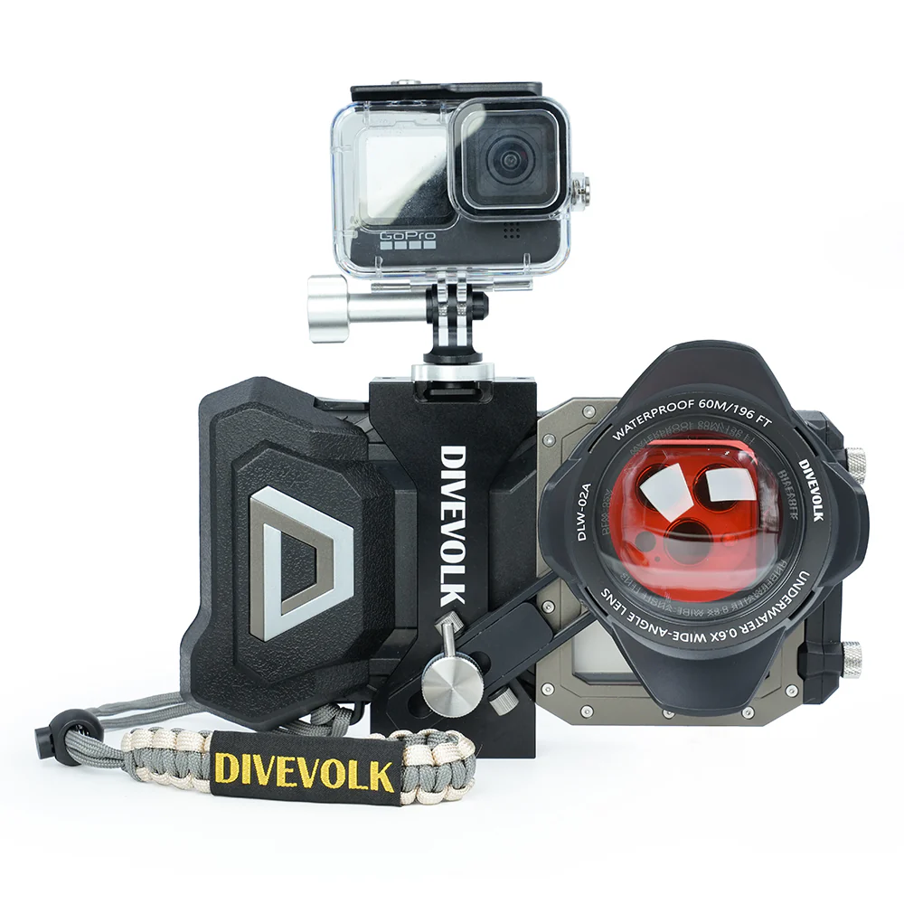 Divevolk Seatouch 4 Max Plus Expansion Clamp with 67mm adapters arm for underwater photography - Image 7