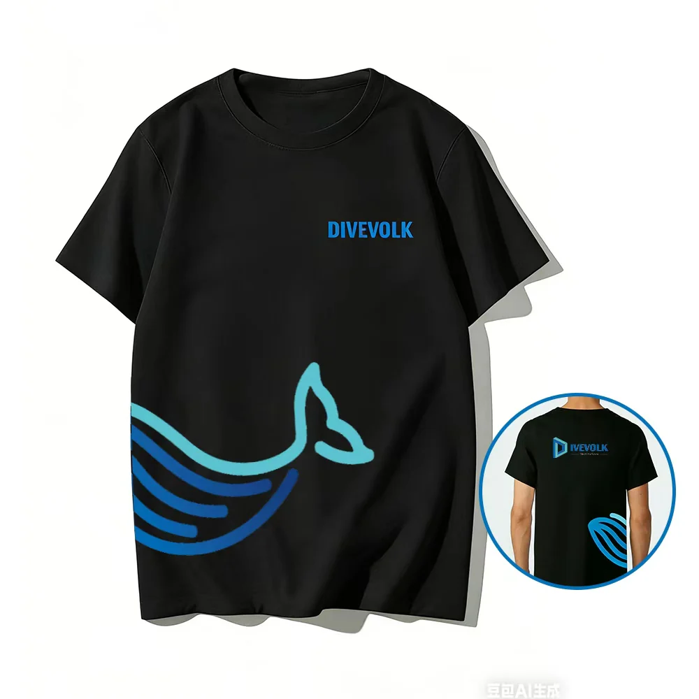 DIVEVOLK Men’s and Weman's Active Quick Dry Crew Neck T Shirts - Image 3