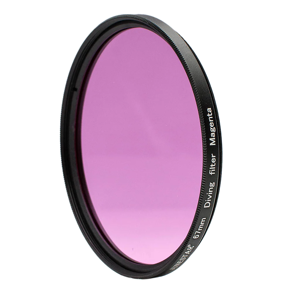 Red Filter & Magenta Filter 67 mm thread, suggested use depth 5-25m, underwater photography accessories for color correction - Image 4