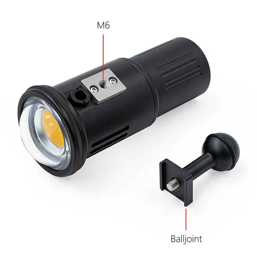 DIVEVOLK SL120 underwater video light 12000 lumens for Underwater Photography and Video - Image 6
