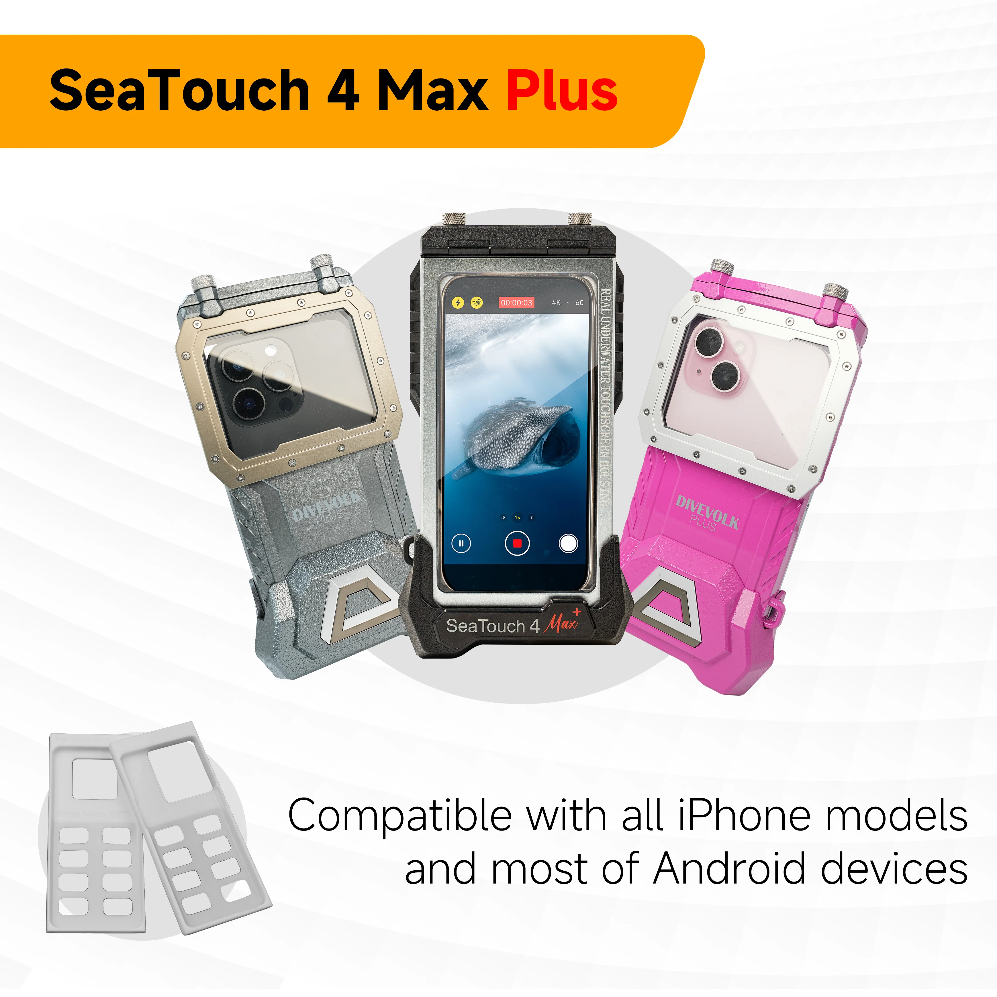 DIVEVOLK Underwater Housing CUSTOMIZED Phone Adapter - Image 3