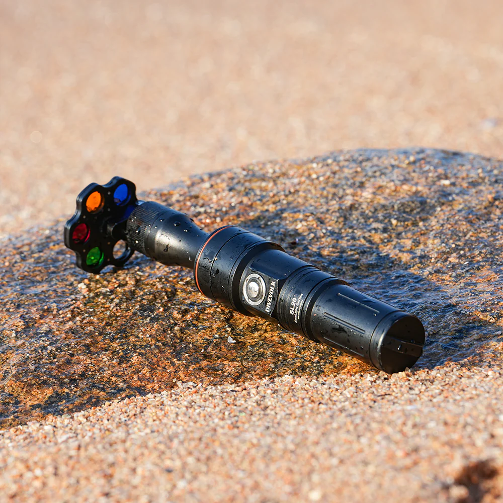 Snoot for SL20 underwater video light 2000 Lumens, concentrate the light beam - Image 7