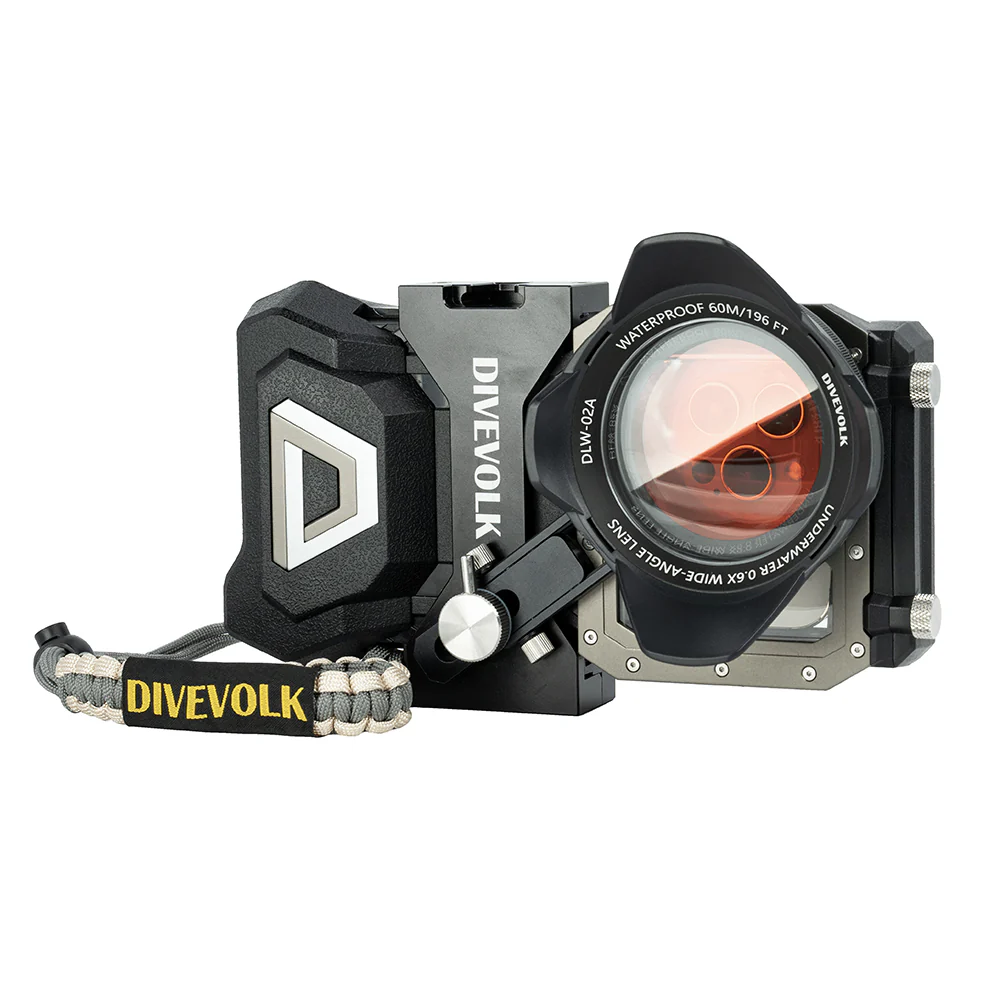 Underwater Wide-angle Conversion Lens X0.6  for DIVEVOLK Housing and Compact Camera Houisng - Image 5