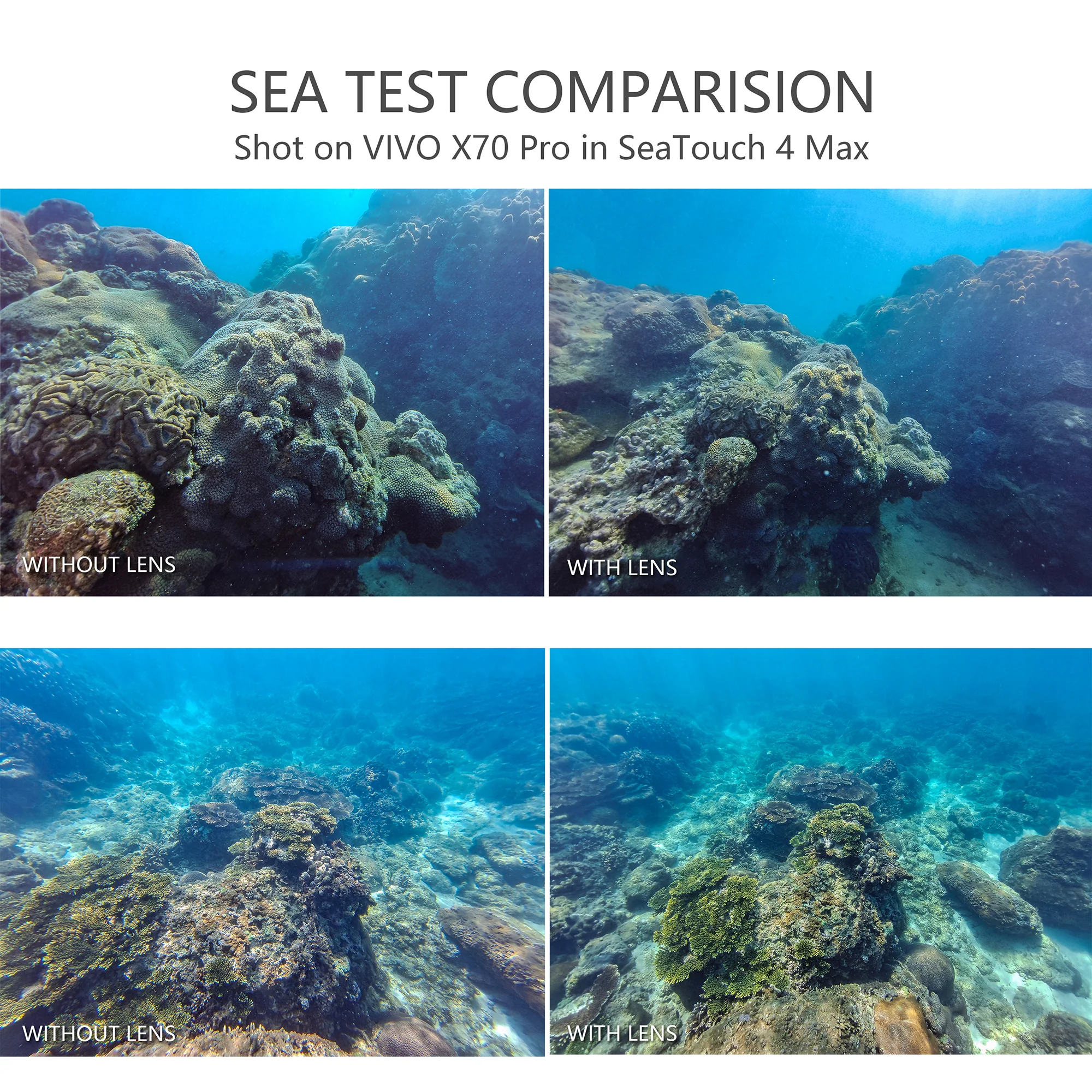 Underwater Wide-angle Conversion Lens X0.6  for DIVEVOLK Housing and Compact Camera Houisng - Image 7